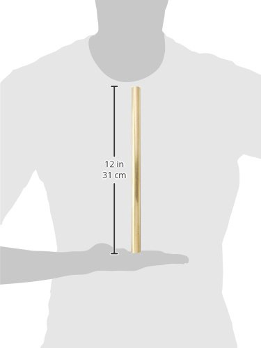 K & S PRECISION METALS 8144 21/32 x 12 Round Brass Tube