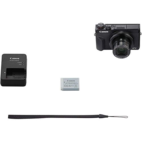 Canon PowerShot G7 X Mark III Digital Camera (Black #3637C001) with Advanced Accessory Bundle (Renewed)
