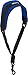 Movo MS-20R-B Music Instrument Neck Strap for Saxophones, Horns, Bass Clarinets, Bassoons, Oboes and More (Blue - Short Length)