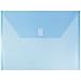 JAM PAPER Plastic Envelopes with Hook & Loop Closure - Letter Booklet - 9 3/4 x 13 - Assorted Colors - 6/Pack