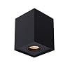 Lucide TUBE – Plafondspot – 1xGU10 – Zwart
