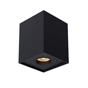 Lucide TUBE – Plafondspot – 1xGU10 – Zwart