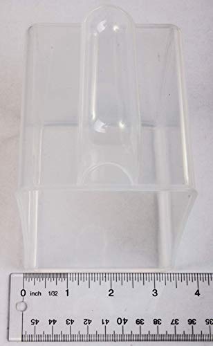 Omega 8006 Juicer Replacement Bowl Set - Pulp and Juice Collection Plastic Clear Containers Cup (1 Recatngle Bowl)
