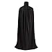 OurLore Black and Red Reversible Halloween Christmas Cloak Masquerade Party Cape Costume (35 inch, Stand Collar)