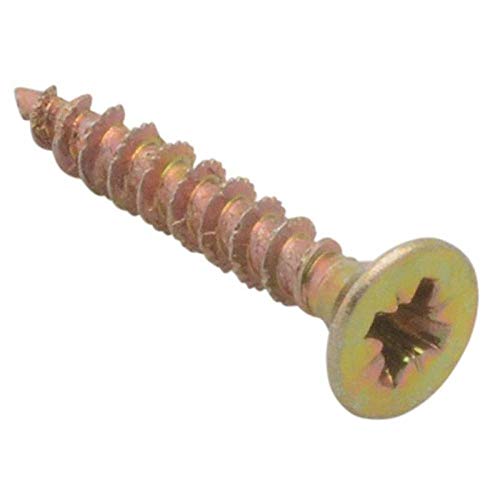 Spectre Advanced Multi-purpose Woodscrews | 3.0 x 25mm | Zinc Yellow Passivated | Box 200