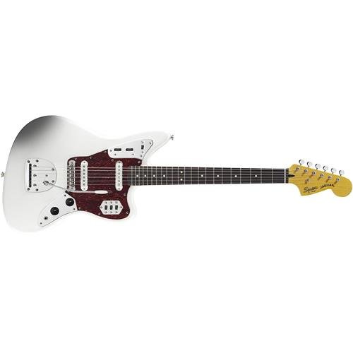 Squier by Fender Vintage Modified Jaguar Electric Guitar, Rosewood Fingerboard, Olympic White