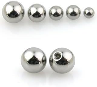 Replacement Balls Tongue Ring Screw 5mm 
