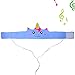 Kids Headphones, Volume Limiting with Ultra Thin Adjustable Speakers Soft Children Fleece Headband Toddler Headphones for Home and Travel - Unicorn
