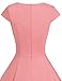 DRESSTELLS Vintage Dress for Women, 1950s Retro Cocktail Prom Dress, 50s 60s Pinup Wedding Tea Party Short Dress