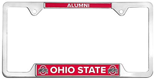 All Metal NCAA Alumni License Plate Frame (Ohio State)