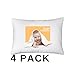 [4-Piece] 2 Pillows & 2 Pillowcases | Baby Toddler Pillows with Pillowcases | 13