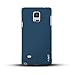 J&D Case Compatible for Galaxy Note 4 Case, [Ultra Slim] [Lightweight] Premium Matte Protective Hard Case for Samsung Galaxy Note 4 Case (Slim Dark Blue)