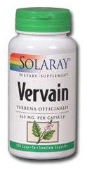 Solaray - Vervain, 360 mg, 100 capsules Solaray - Vervain, 360 mg, 100 capsules