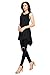 Made By Johnny MBJ WT671 Womens Summer Sleeveless Irregular Handkerchie Hem Loose Tunic Tops Flowy Blouses Shirt XL Black