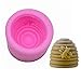 2 Pack Bee Candle Molds - Buytra Silicone Bee Mold for Homemade Candle, Mini Soap, Lotion Bar, Fondant, Chocolate, Candy, Cake Decorating, Polymer Fimo Clay Etc