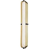 Hudson Valley Lighting Tribeca Medium LED Bath Bracket - Aged Brass/Black Finish - Alabaster Shade