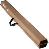 MaxKare Balance Beam, Gymnastics Beam, Foldable Balance Beam Gymnastic for Kids with Grip Suede, Anti-Slip Base, Gymnastics Beam for Home, 9FT
