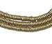 The Bead Chest Kenya Brass Heishi Beads - Full Strand of 3mm African Metal Disk Spacers