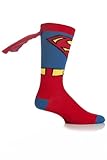 Cartoon Heroes Boys' 1 Pair SockShop Superman Cape Socks