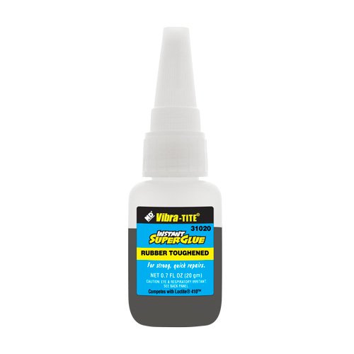 Vibra-TITE - 31020 310 Toughened Superglue: Gap Filling Black - 20 gm Bottle - Thumbnail 2