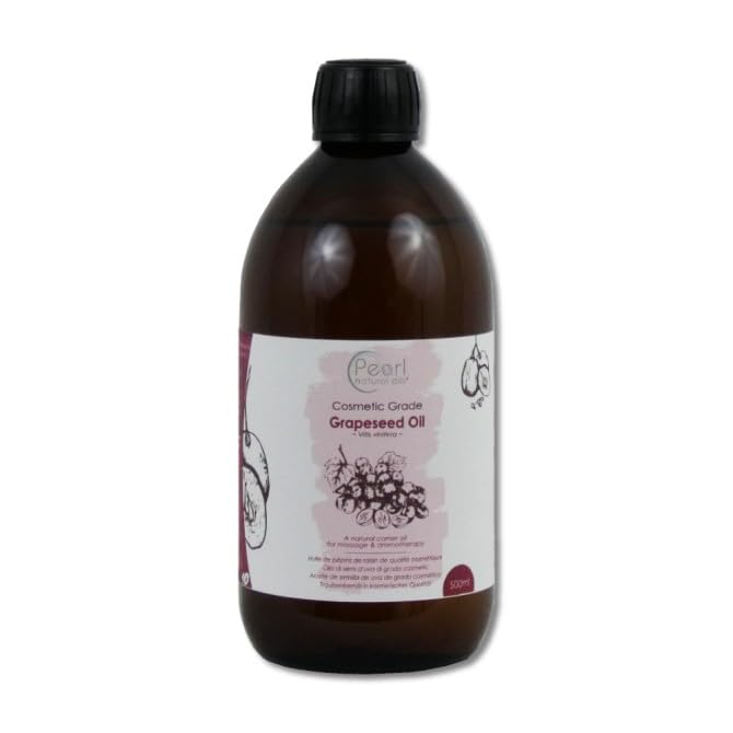 Pearl Natural Oils 500ml Cosmetic Grade Grapeseed Oil
