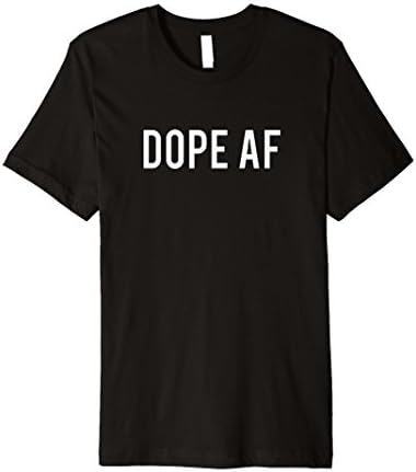 Mens Dope As AF Hiphop Emo Funny Cool Awesome Trending T Shirt Medium Black
