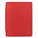 BESDATA Ultra Thin Magnetic Smart Cover [Wake/Sleep Function]& Translucent Back Case for Apple 1st Gen Generation iPad Mini + Screen Protector + Cleaning Cloth + Stylus (Red)
