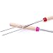 Tekstar Marshmallow Roasting Sticks, Extendable Forks, Telescoping Smores Skewers for Smores and Hot Dog Fire Pit Camping Cookware Campfire Cooking Kids