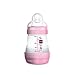 MAM Easy Start Anti-Colic Baby Bottle, 5oz (1 Count), Slow Flow Nipple, Baby Girl