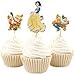 Simccppley Cupcake Toppers Birthday Party (Pack of 24)