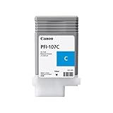 Canon PFI-107 130ml Ink Tank for Canon iPF680/685/780/785, Cyan