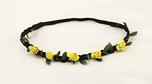 Accessories Pda - 3pcs Lot Fashion Women Bride Flower Headband Bohemian Style Rose Crown Hairband Ladies Elastic Beach - Accessories Headband Artificial Dried Flowers Crown Hawaiia - Thumbnail 2