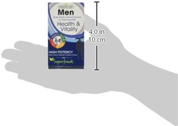 Natures Aid Men's Multi-Vitamins and Minerals Capsules (29 Essential Vitamins and Minerals + Superfood Complex, 30 Capsules - Image 4