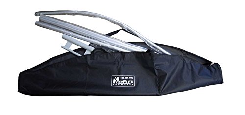 "Roasted Corn Red/Yellow (Extra Wide)" 12-foot Swooper Feather Flag and Case Complete Set...includes 12-foot Flag, 15-foot Pole, Ground Spike, and Carrying/Storage Case - Thumbnail 4