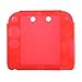 YUYIKES Protective Soft Silicone Rubber Gel Skin Case Cover for Nintendo 2DS (Red)