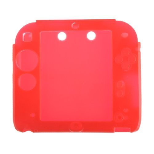 YUYIKES Protective Soft Silicone Rubber Gel Skin Case Cover for Nintendo 2DS (Red) YUYIKES Protective Soft Silicone Rubber Gel Skin Case Cover for Nintendo 2DS (Red)