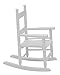 JACK-POST Classic Child's Porch Rocker - White
