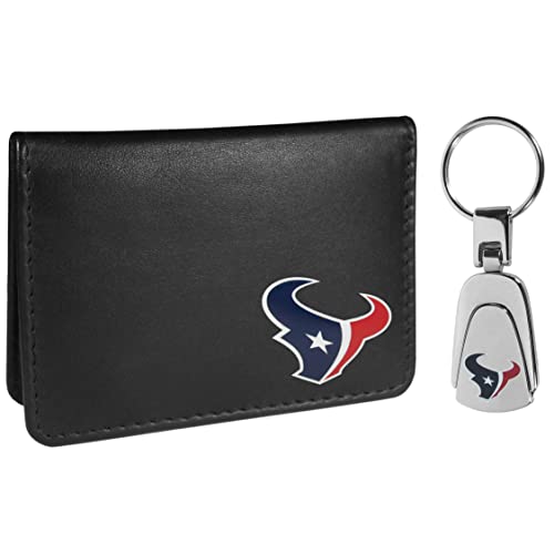 Siskiyou Sports NFL Houston Texans Weekend Bi-fold Wallet & Steel Key Chain, Black, One Size at Amazon