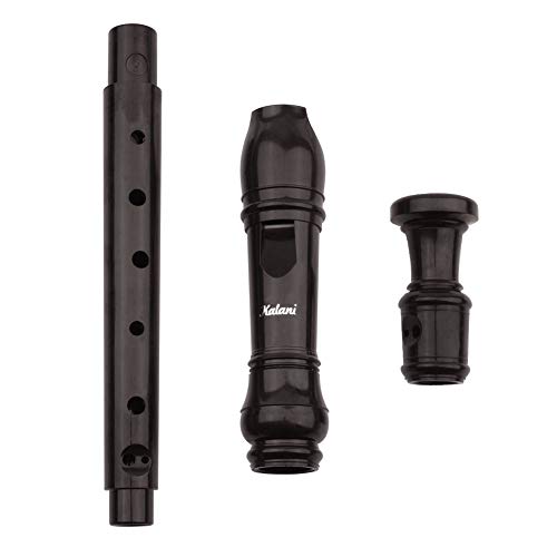 URlighting Soprano Recorder - British Style 8-Hole Soprano Descant Recorder Classroom Music Flute With Cleaning Rod & Cloth, Case Bag and Accessories for Children Kids Adult Beginner