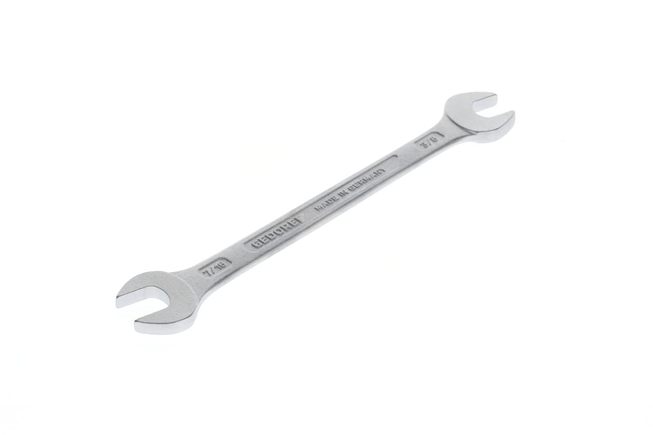 GEDORE Double open-end spanner, SW 3/8"+7/16", Inch, Flat, Spanner, 157 mm long, 6 3/8x7/16AF
