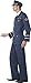 Smiffys mens Ww2 Air Force Captain Adult Sized Costume, Blue, L - US Size 42 -44
