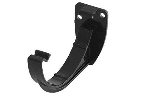 Pack of 3 x Floplast RK1br (Swish SRK1N) Brown Half Round Guttering Fascia Brackets 114mm (Can be Used in Place of WAVIN OSMA 0T019)