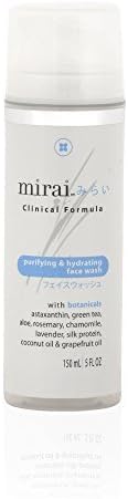 Purifying &amp; Hydrating Face Wash with Astaxanthin, Green Tea &amp; Coconut Oil | Hydrate Your Skin with Safe, Skin Rejuvenating and Natural Ingredients for Smooth and Silky Skin by Mirai Clinical