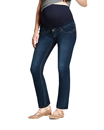 HyBrid & Company Super Comfy Stretch Women's Maternity Bootcut Jeans PM2835WC Dark WASH2 XLarge (Best Cheap Maternity Jeans)