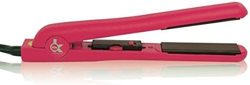 KOR PROFESSIONAL MATTE SERIES Pink 1.25" Ceramic plates New Ionic hair straightener Dual Voltage Flat Iron by Kor Professional