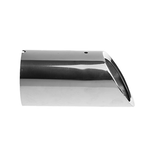 Itlovely 2xStainless Steel Exhaust Muffler Pipe for VW Volkswagen Jetta MK6 Golf 6 Golf 7