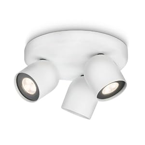 Philips Ledino LED plafondspot Zesta 3-vlammig dimbaar 6 W, wit 564933116