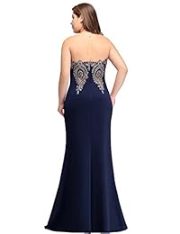 Babyonline - Vestido largo de sirena para mujer