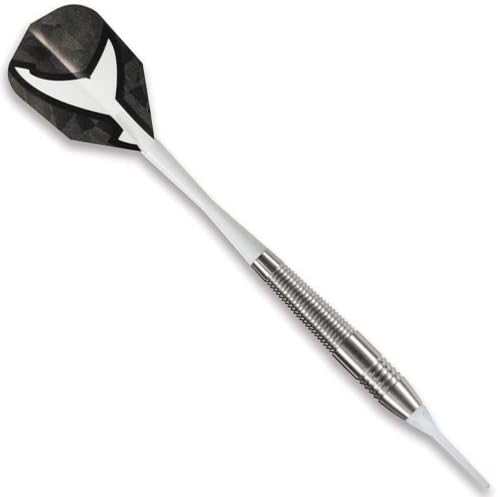 Harrows Silver Shark Coated Brass Soft Tip Darts 18 Grams 55931