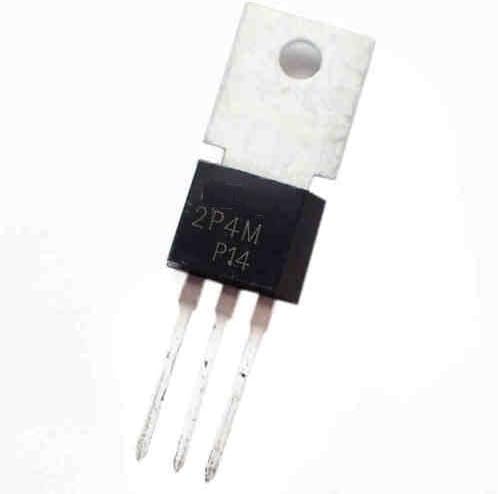 BELONG 5PCS 2P4M T0-202 2A 400V SCR Thyristor